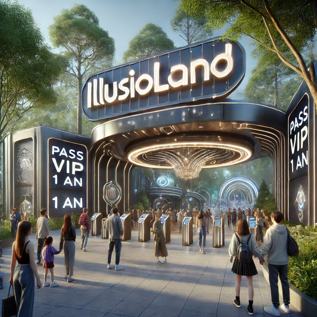 Entrée au parc d'Illusioland